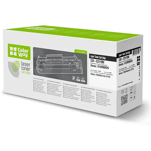 Картридж Xerox 013R00625, Black, WorkCentre 3119, 3000 стор, ColorWay (CW-X3119M)