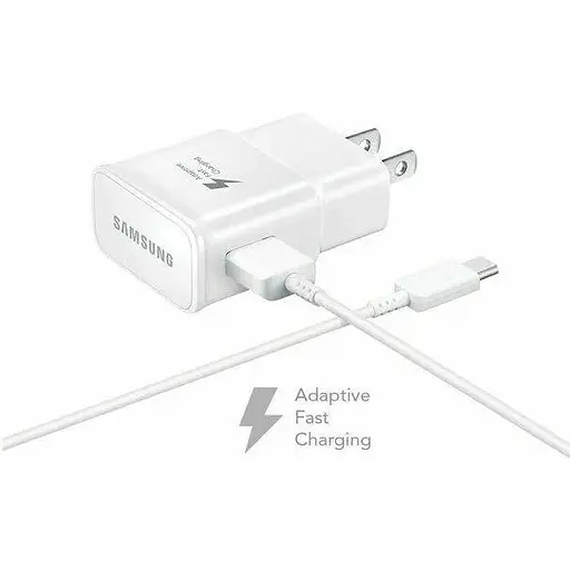 Зарядний пристрій Samsung та кабель USB-C Samsung Galaxy A03s (білий) - фото 2