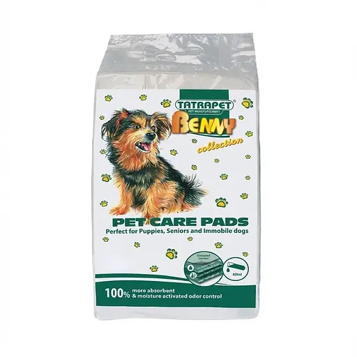 Пеленки для собак TatraPet Benny одноразовые гигиенические 60 x 90 см 6 шт.