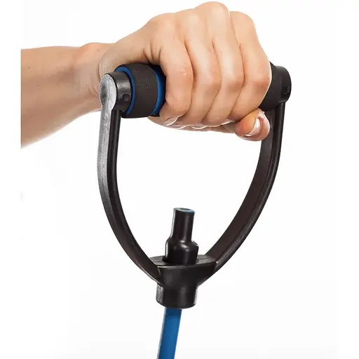 Эспандер трубчатый с ручками York Fitness 9-12кг, синий - фото 7