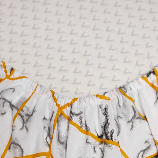 Простирадло на резинці Moon&Star Modern Marble Бязь Gold Люкс 150х190х20 см - фото 2