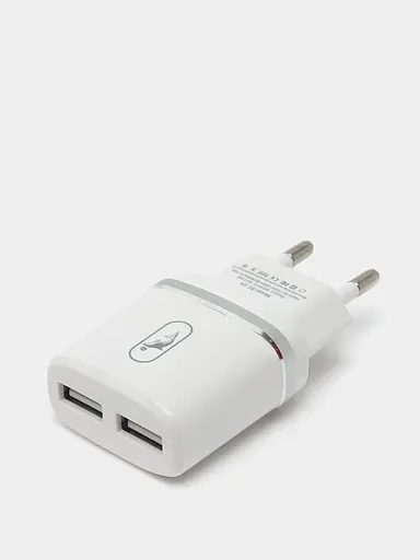 Зарядный адаптер Dekkin turbo charger DK-32 2 usb 2.1, а блок питания - фото 1