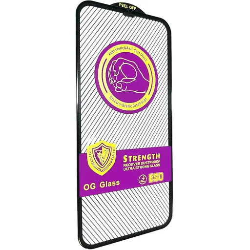 Захисне скло DK для Apple iPhone 12 Pro Max Ultra Strong V Strength ESD Full Glue black