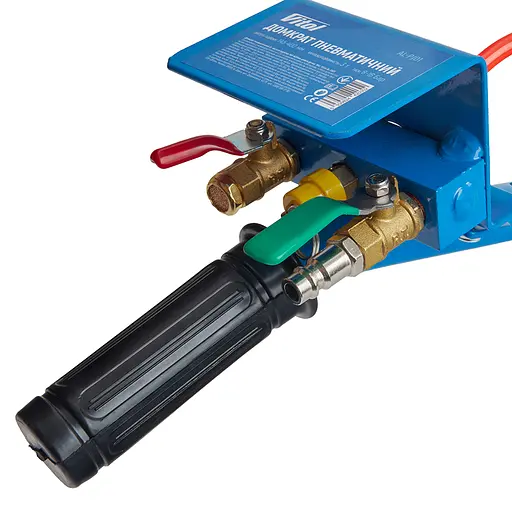 Домкрат пневматичний Vitol 3.5т 145-400 мм вузька платформа 16 кг (AL-PJ01) - фото 5