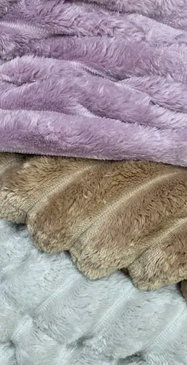 Плед Королівський шарпей Темно-коричневий м'який плед у смужку 1,50x2.20 м ширина смужки 4 - фото 3