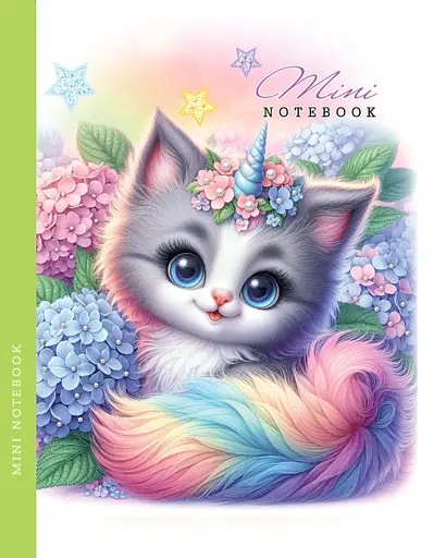 Блокнот, 80 г, інтегральний, 128x165 мм, 48 аркушів, чисті аркуші, матова ламінація, дизайн 24303