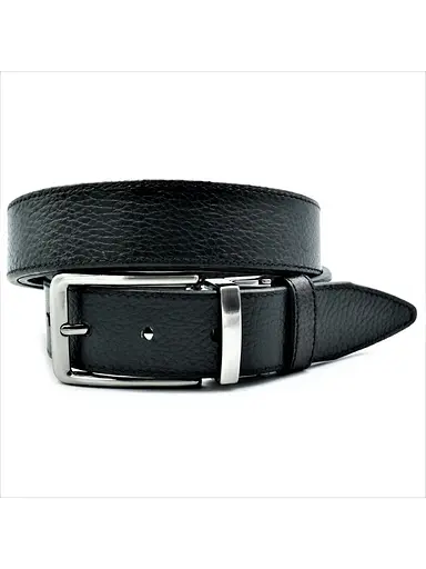 Ремінь шкіряний Le-Mon двосторонній чоловічий 115-125х3,5 см acs0023784 - фото 5