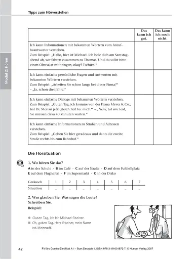 Fit furs Goethe-Zertifikat A1 Start Deutsch 1 mit Audio-CD - фото 3