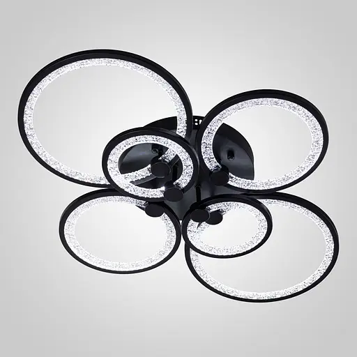 Люстра світлодіодна V K39556-2+2+2 BK - фото 3