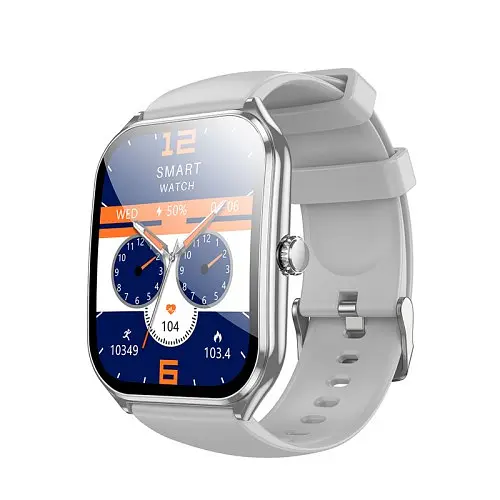Смарт-годинник Hoco Y28 AMOLED Smart sports watch(call version) сріблястий - фото 3