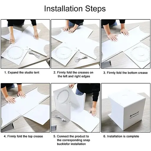 Лайткуб (фотобокс) Puluz PU5030 31x31х32 см - фото 5