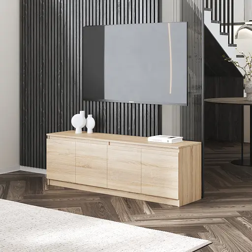 Тумба під телевізор Vays у вітальню, сучасна з полицями, без ручок R-31 - фото 6