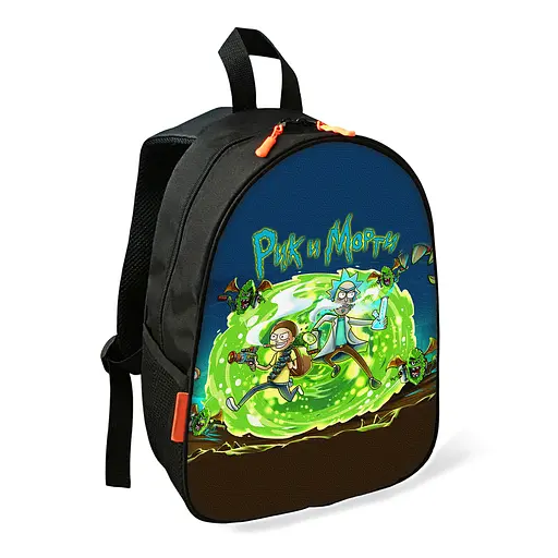 Рюкзак дитячий Рік та Морті шкільний/міський 34х27х13 см для хлопчика (02515)