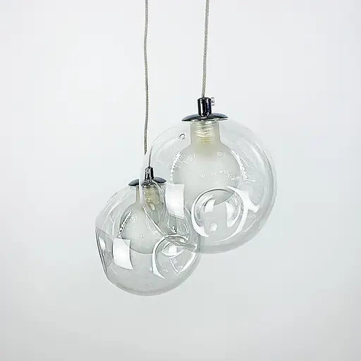 Підвіс Double Bubble Ball з подвійним плафоном | Арт. 0286/1 CH | Line F - фото 2