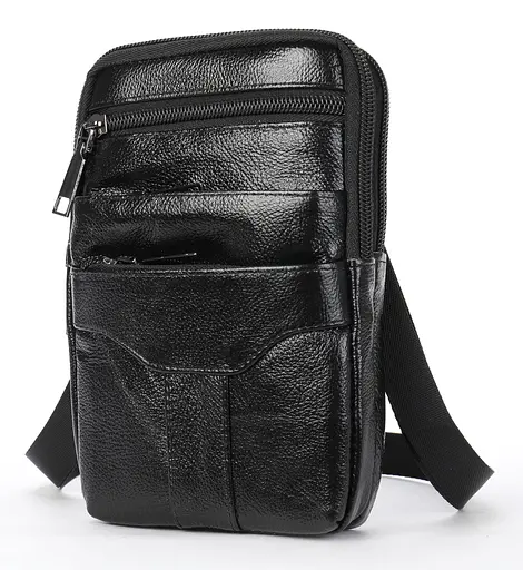 Сумка поясная кожаная Vintage 11.5х18.5х4 см sum0015061 - фото 2