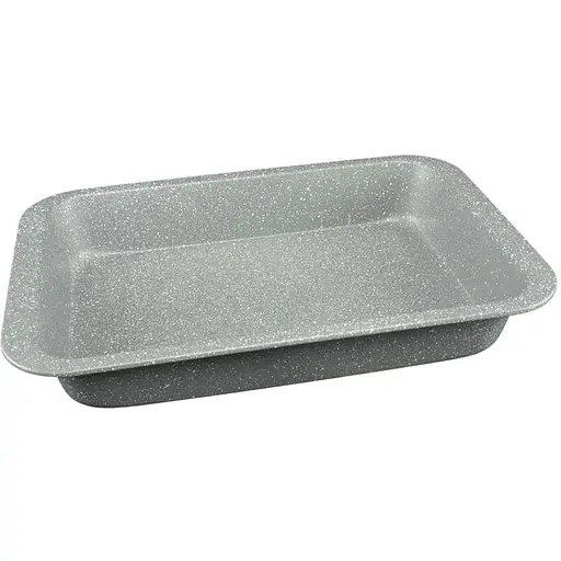 Противень прямоугольный А-плюс с мраморным покрытием 32х22х5.5 см (000014006) - фото 1