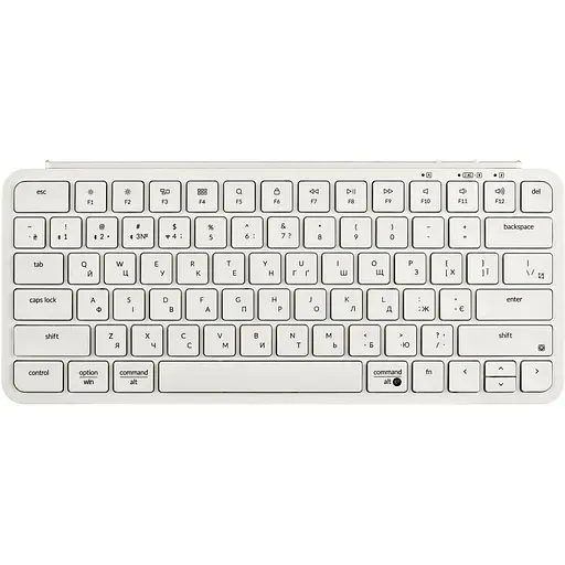 Keychron Клавіатура мембрана B1 Pro, USB/WL/BT, ivory white