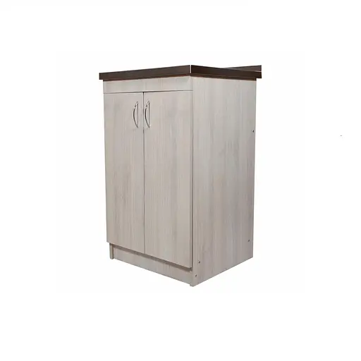 Тумба в комплекті з нержавіючою мийкою для кухні ЛДСП 50х50х83 см Дуб Молочний (52866-01160) - фото 2