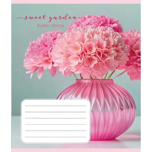 Зошит учнівський "Ваза" 036-570304K-1 в клітинку, 36 аркушів