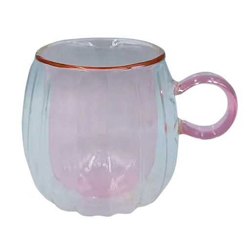 Набір чашок Vittora Cut Pink з подвійним дном 2 шт. 240 мл (141383) - фото 2