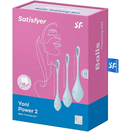 Набор йони бусин Satisfyer Yoni Power 2 Синий - фото 5