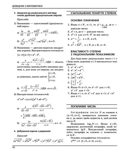 НМТ 2026. Математика. Довідник-практикум - фото 4