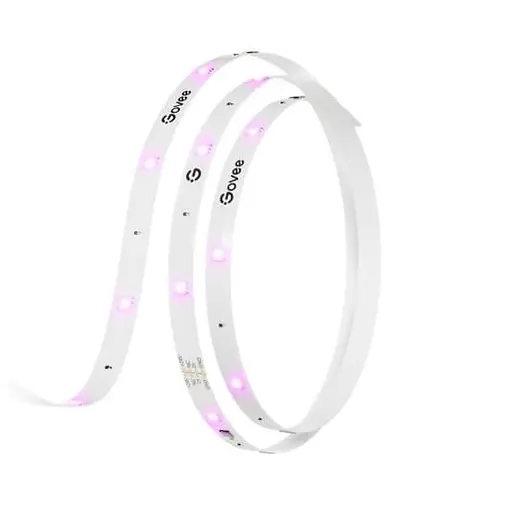 Стричка свитлодиодна розумна Govee H618С RGBIC Basic Wi-Fi + Bluetooth LED Strip Light 10м Билий - фото 2