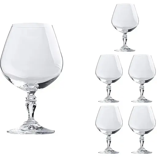 Набор бокалов для бренди коньяка Lora Камена 380 мл 6 шт. NGC137SETBRANDY