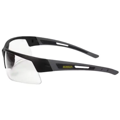 Очки DeWalt Crosscut прозрачные поликарбонатные с резиновыми скобками и носодержателями (DPG100-1D) - фото 4