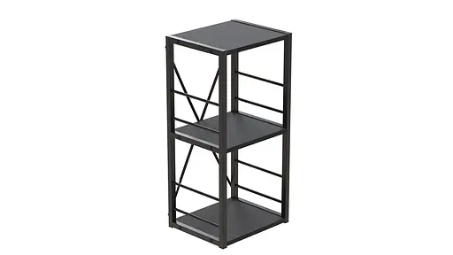 Етажерка 3/34 Серії Коннект 73x34x28 чорний ДСП Сосна Кембра 16мм FRD-104294 - фото 6