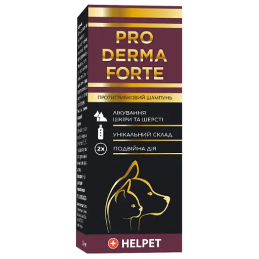 Шампунь лікувальний Pro Derma Forte протигрибковий для котів і собак 200 мл - фото 1
