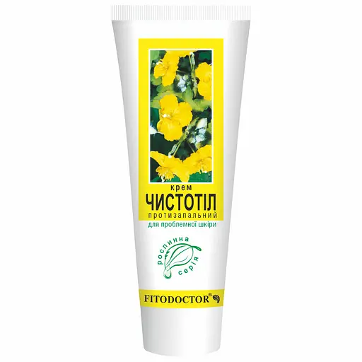 Протизапальний крем Fitodoctor Чистотіл для проблемної шкіри 75 г