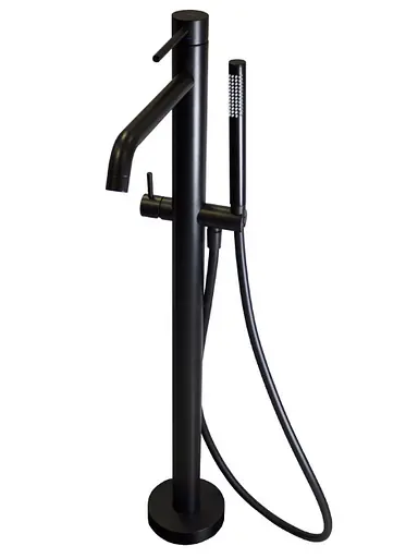 Змішувач для ванни Paffoni Light LIG 032 NO + LIG 030, Чорний матовий - фото 1