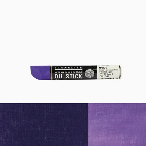 Краска масляная в форме пастели Sennelier Oil Stick, 38 мл, S2, Диоксазиновый светлый (Dioxazine Light) - фото 2