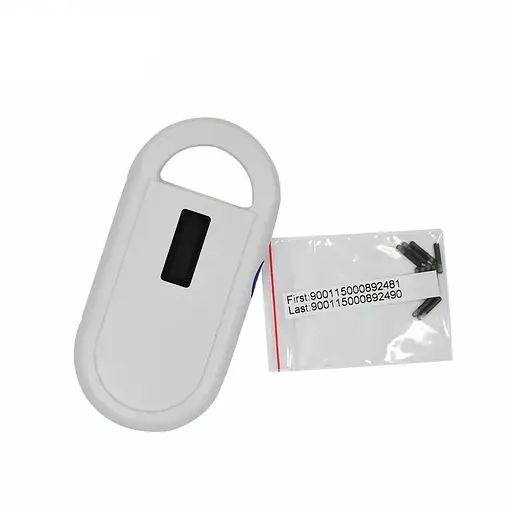 RFID система для идентификации животных: считыватель + 2 микрочипа с инъектором Faread PT16 - фото 2