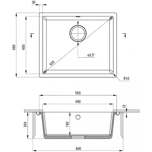 Кухонна мийка Deante Corda ZQA G10C - фото 2
