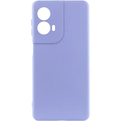 Чехол Silicone Cover Lakshmi Full Camera (AA) для Motorola Moto G85 Сиреневый / Dasheen