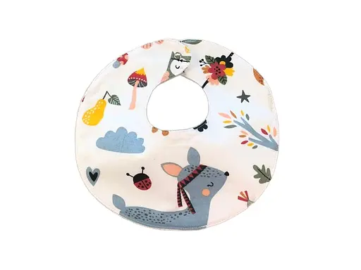 Непромокаемый слюнявчик Moontime "Зверята" - фото 1