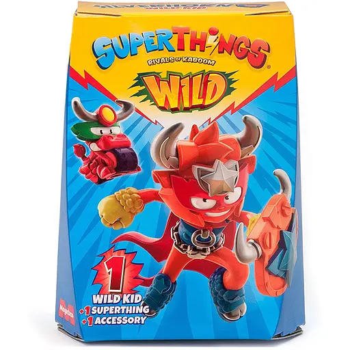 Игровой набор с фигурками SuperThings Wild Kids Казум-Кид в ассортименте (PSTWD066IN00)