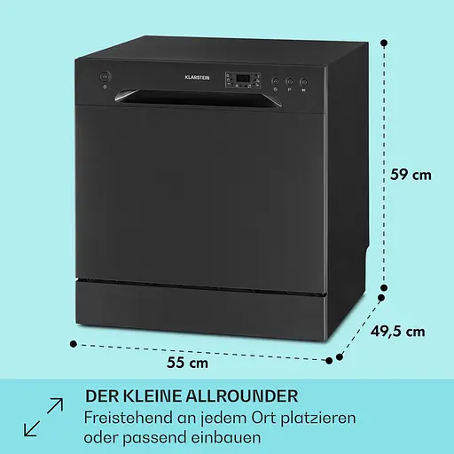 Посудомийна машина Klarstein Amazonia 8 (10041204) - фото 2