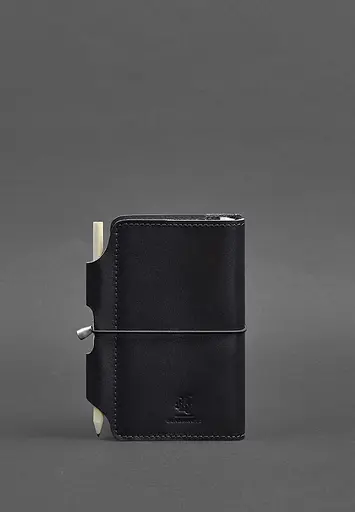 Шкіряний блокнот (Софт-бук) 3.0 синій Краст - фото 5