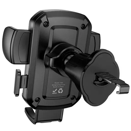 Холдер Hoco H64 Gamble one-button car holderair outlet Черный - фото 3