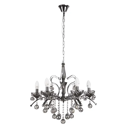 Люстра свічка Brille підвісна кришталева E14 40W CH (BCL-381S/6)