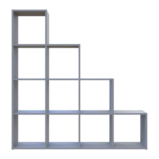 Стеллаж Doros Степь 4х4 Серый открытый 136.2х28.8х140.7 (41516179) - фото 4