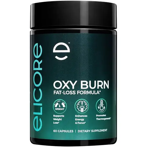Комплекс для підтримки метаболізму Elicore Labs Oxy Burn, 60 капсул - фото 1