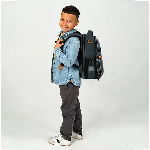 Рюкзак Kite Education каркасный 555 Goal Серый (K26-555S-6) - фото 21