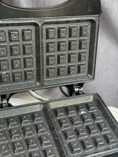 Электровафельница Edenberg EB-64406 с мраморным покрытием для толстых бельгийских вафель 1000Вт - фото 3