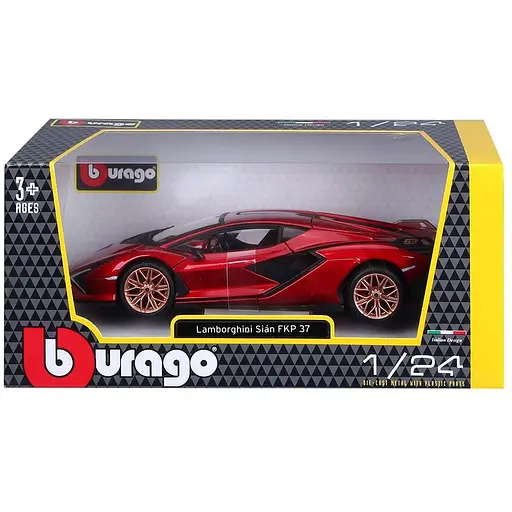 Уцінка. Автомодель Bburago Lamborghini sián fkp 1:24 в асортименті (18-21099)   - фото 8