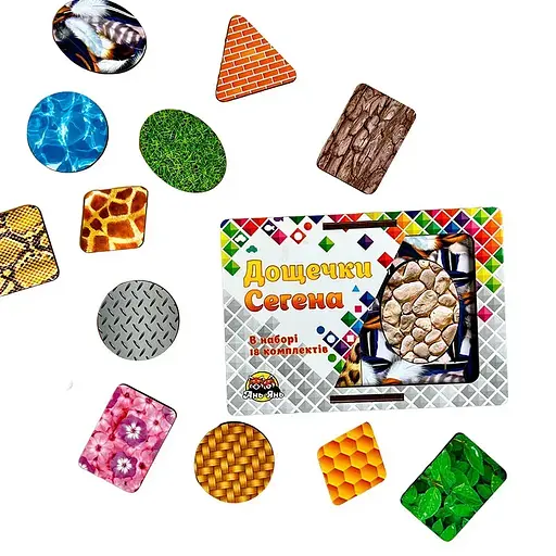 Дошки Сегена з візерунками 2 (Пір'я) Ubee ПСД086