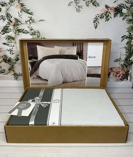 Постільна білизна Aura Poplin Жаккард Romeo Home pbe0051849 - фото 1